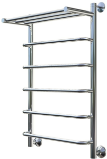 Водяной полотенцесушитель Тругор Идеал НП 1 П с полкой 80x40см хром Идеал1/нп8040П